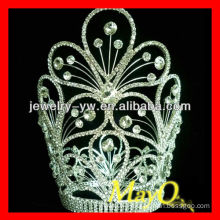 Beauty flower design diamond queen pageant tiara crown